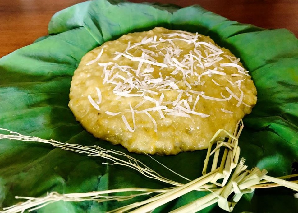 mua cốm xào dừa 