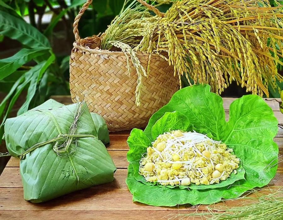 Xôi cốm hạt sen giá bao nhiêu