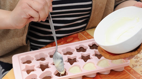 Cách làm socola trắng