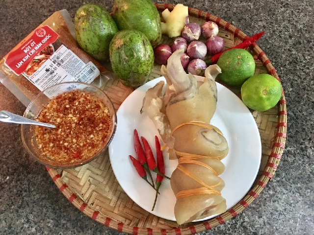 vó bò luộc sẵn ngon