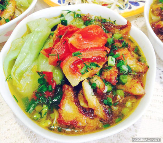 Bánh đa cá rô đồng