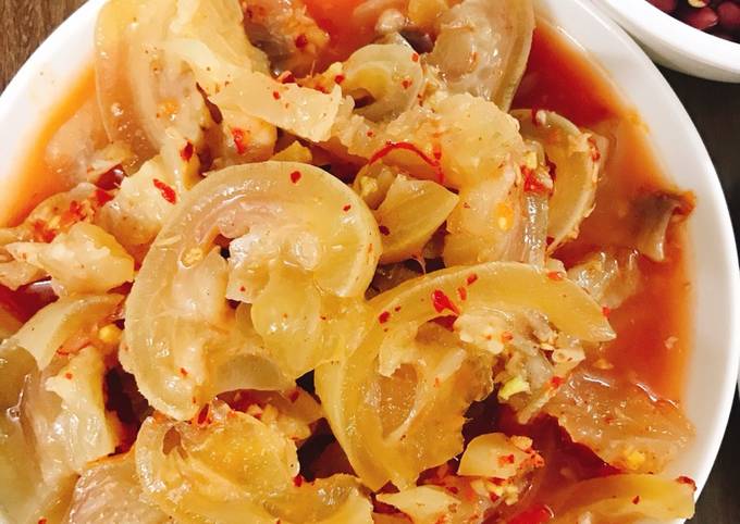 da bò ngâm chua ngọt