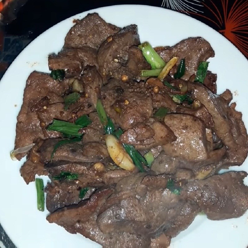 cách làm gan bò xào ngon