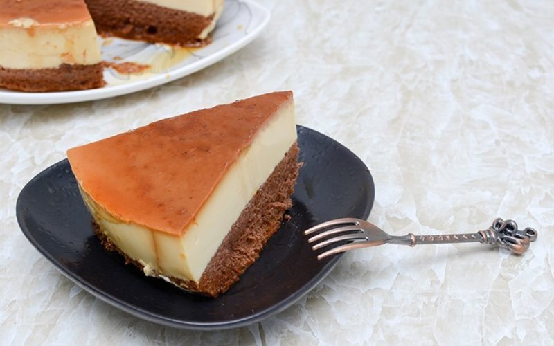 Banh flan cacao