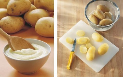 trị mụn bằng bơ khoai tây 