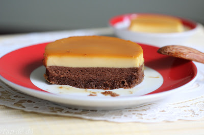 Banh flan cacao