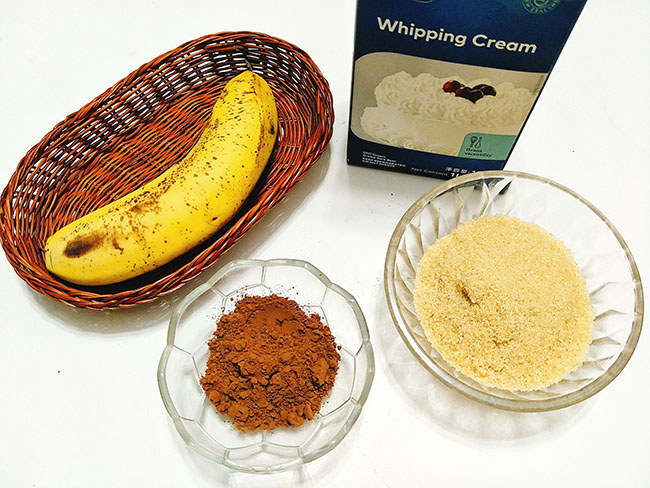 nguyên liệu làm kem chuối