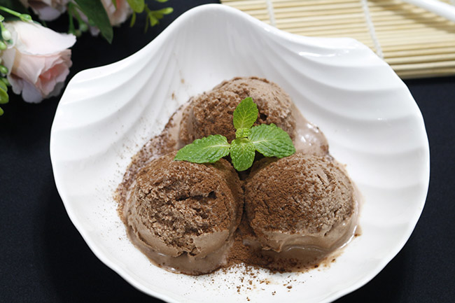 kem cacao dừa tươi