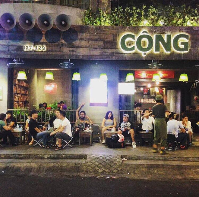 Review quán cacao dừa Cafe Cộng